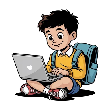 High School Student reading a maths blog