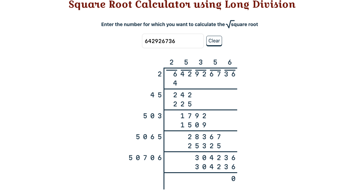 square-root-calculator-using-long-division